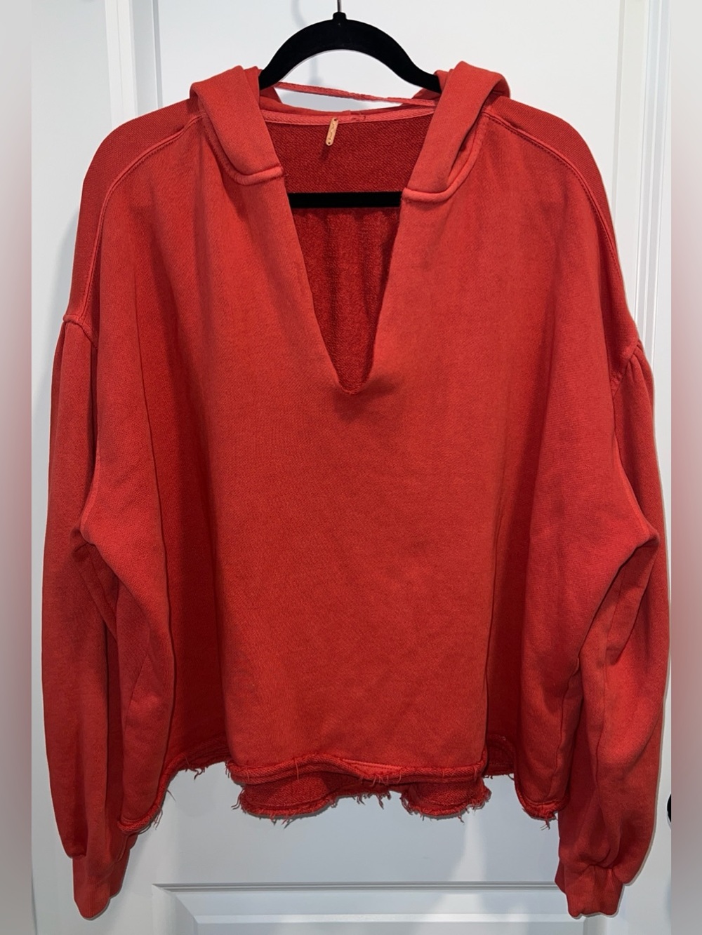 Free People Women’s Everyday Hoodie Red in Size M